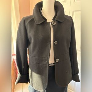 Jcrew Black Wool Jacket